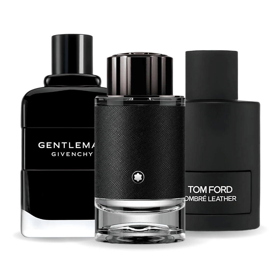 Set 3 Perfumes Tom Ford Ombre Leather, Givenchy Gentleman & Montblanc Explorer 100ml